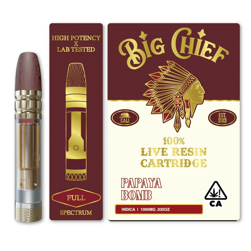 Bomb 100% Live Resin Cartridge