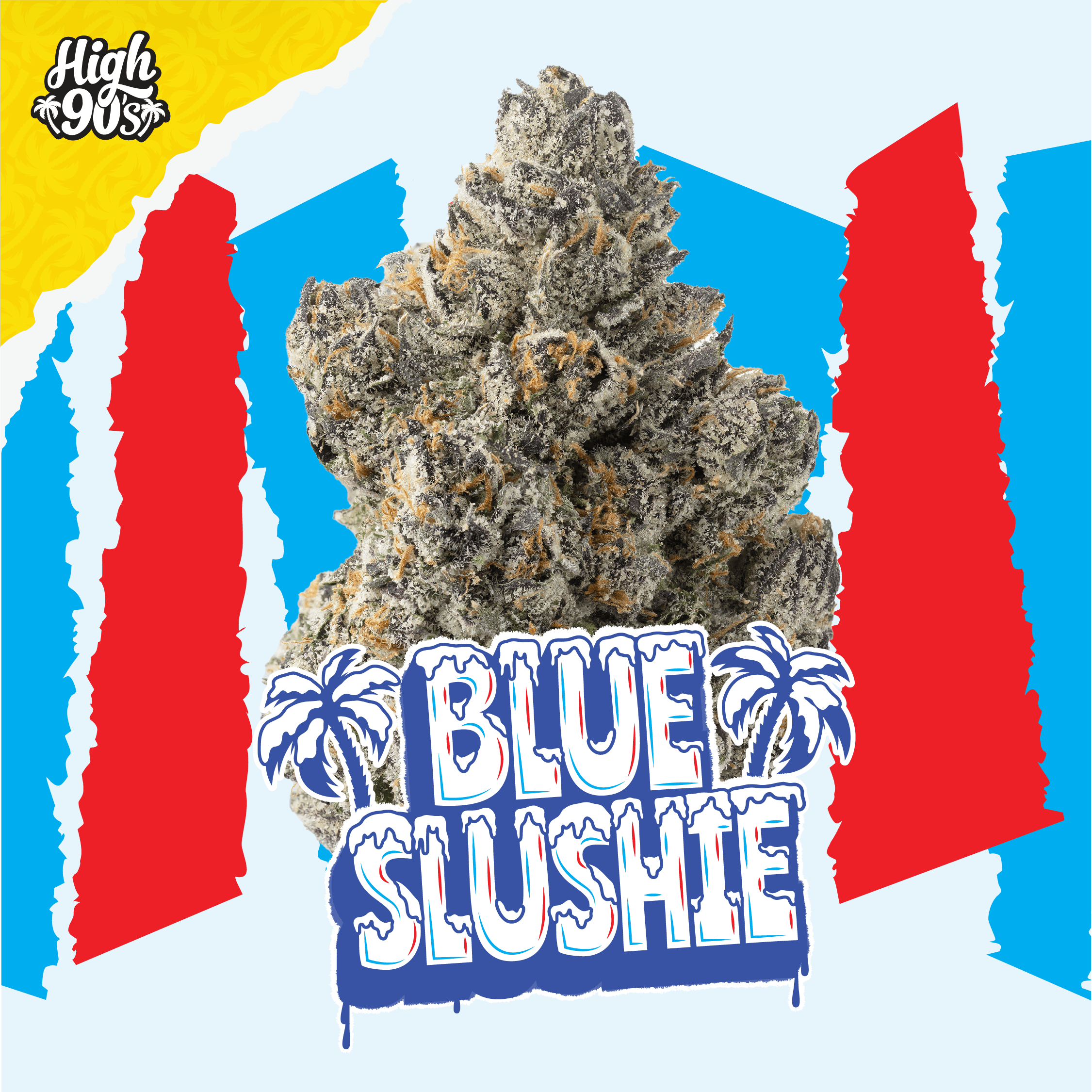 High 90s : Blue Slushie 3.5g Flower - HIGH 90s