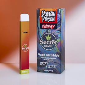 Secret Stash | Disposable Cart | Energy | Durban Poison | 1g