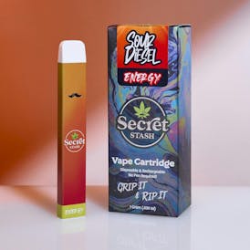 Secret Stash | Disposable Cart | Energy | Sour Diesel | 1g