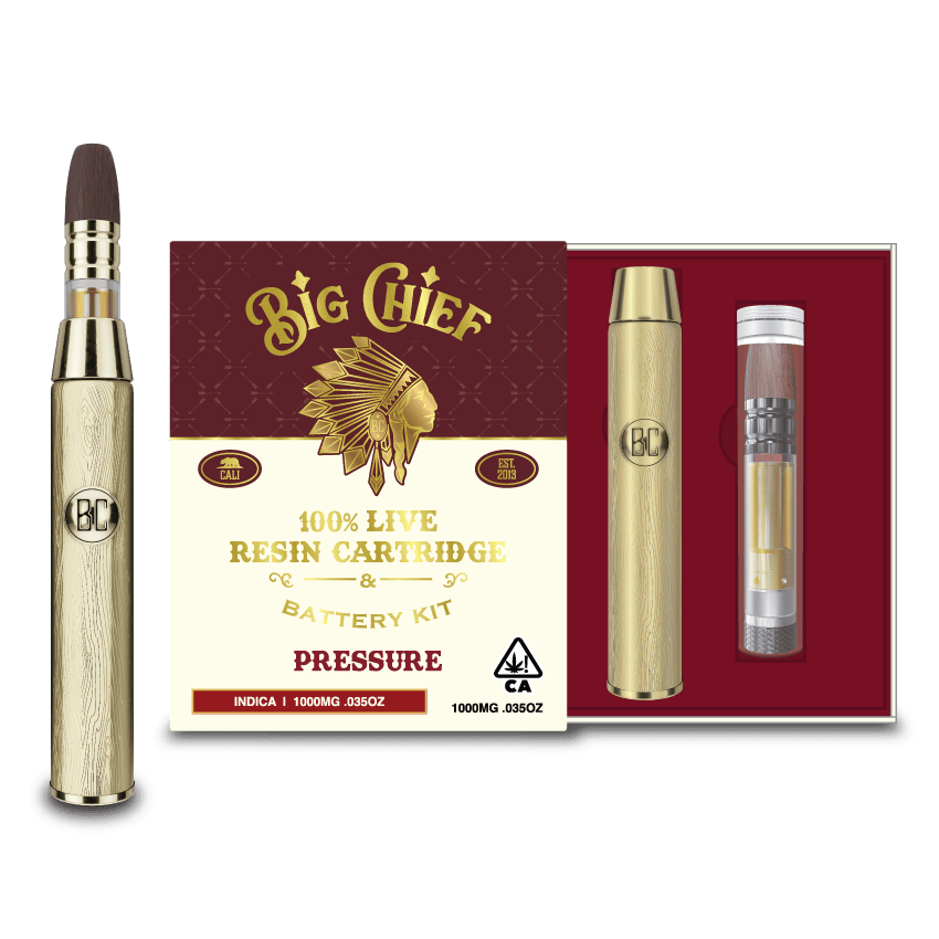 big chief vape price Big Chief | Pressure | Live Resin Cartridge & Battery | 1g