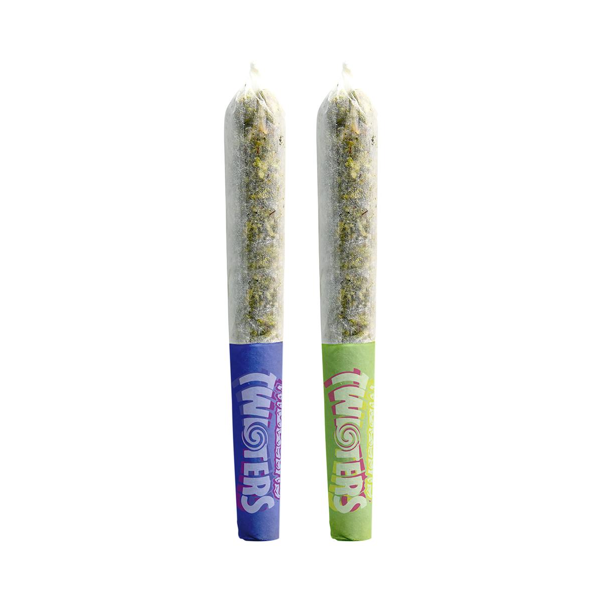 Twisters Grape Galaxy & Sour Slapple Infused Pre-Rolls 2 x 0.5g