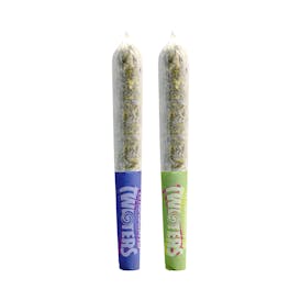 Twisters Grape Galaxy & Sour Slapple Infused Pre-Rolls 2 x 0.5g