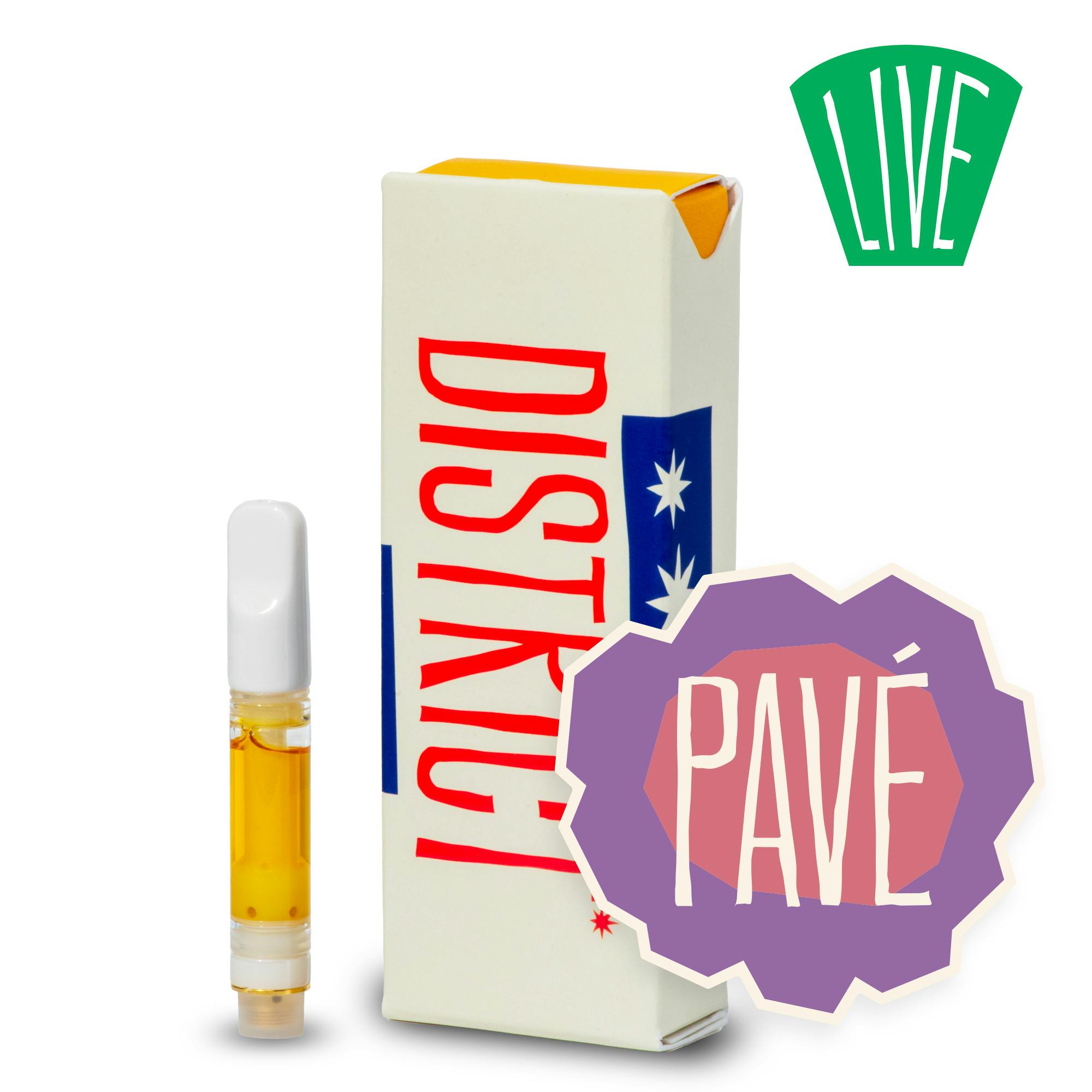 Pave Live Resin Cartridge by District Cannabis