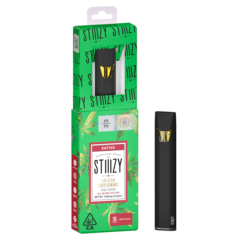 STIIIZY Vape - GREEN CRACK 1G LQD All-In-One, All-In-One