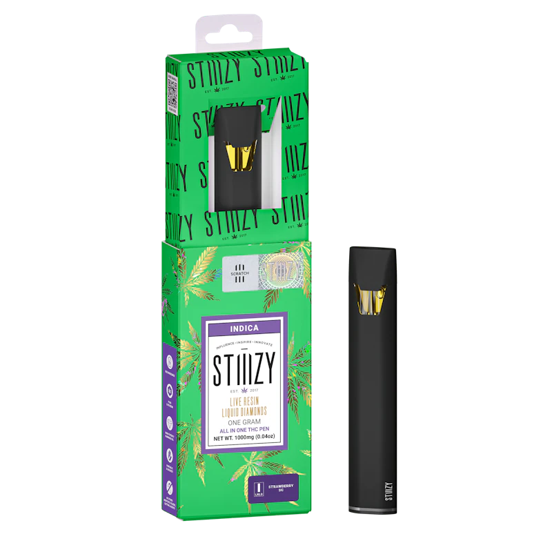 STIIIZY Vape - STRAWBERRY SC 1G LQD All-In-One, All-In-One