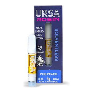 URSA - URSA - PCG Peach - 1g Live Rosin Vape Cart