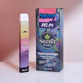 Secret Stash | Disposable Cart | Relax | Blueberry | 1g