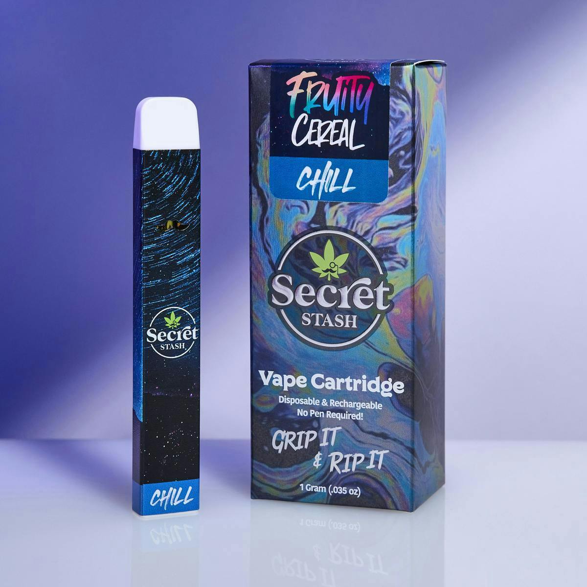 Secret Stash | Disposable Cart | Chill | Fruity Cereal | 1g by Secret Stash