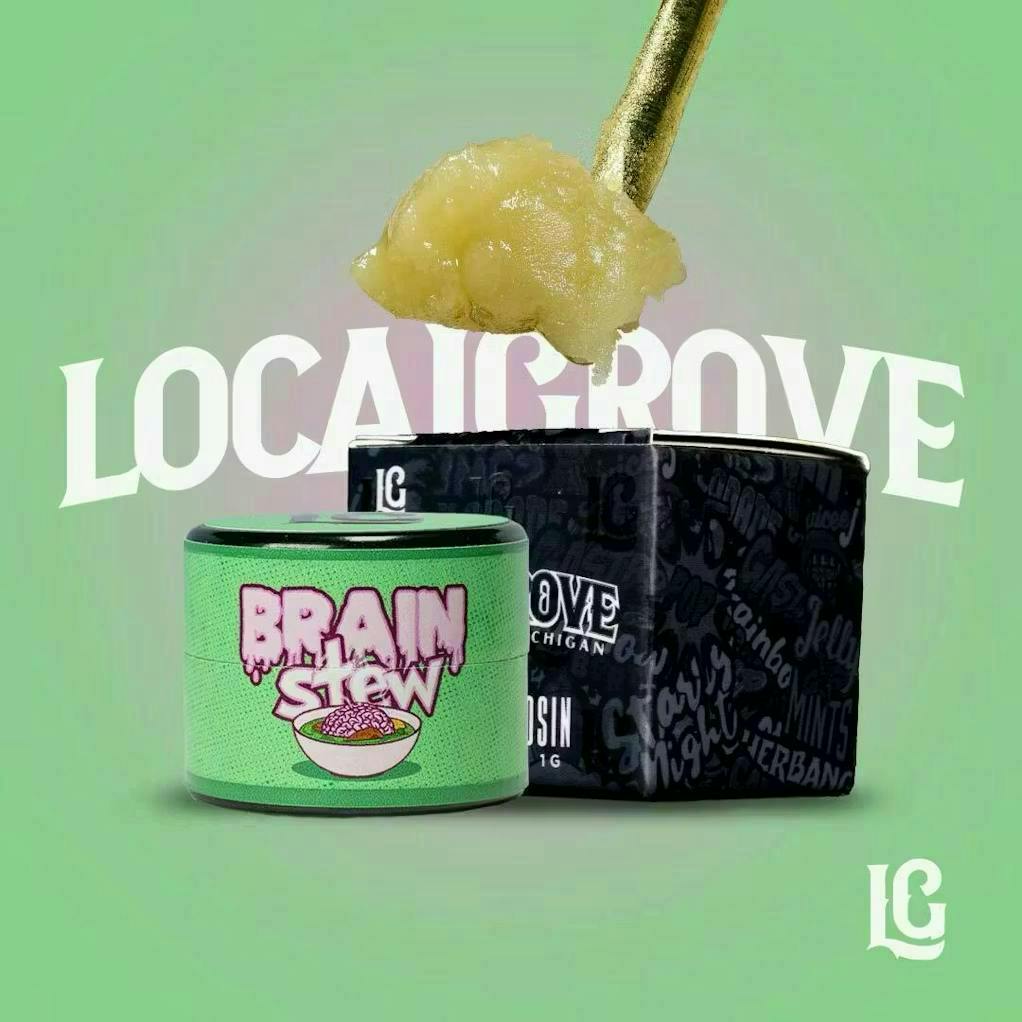 Local Grove Live Hash Rosin Badder | Brain Stew | 1G