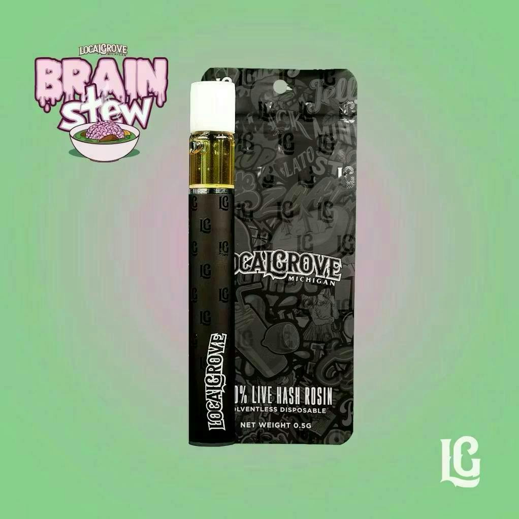Local Grove Live Hash Rosin Disposable | Brain Stew | 0.5G