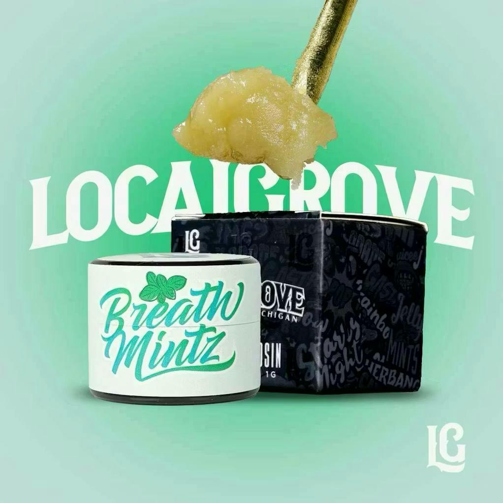 Local Grove | Breath Mintz | Live Hash Rosin | 1g