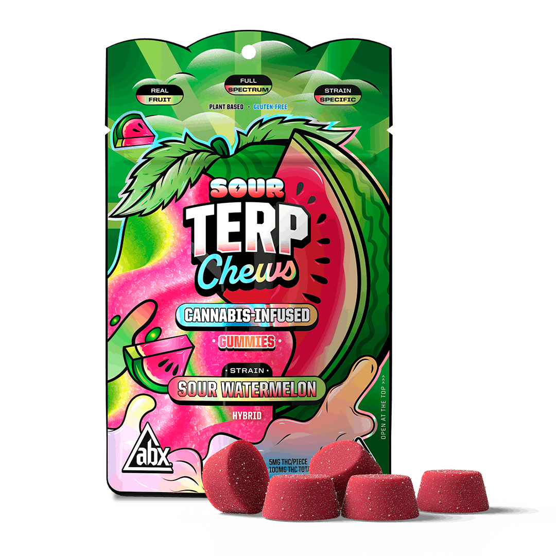 ABX - Sour Watermelon Terp Chews - 100mg
