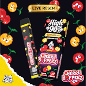 High 90s : Cherry Bopperz Live Resin 1g All-In-One Vape