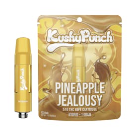 1G Kushy Punch 510 Vape Cart - Pineapple Jealousy