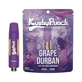 1G Kushy Punch 510 Vape Cart - Grape Durban