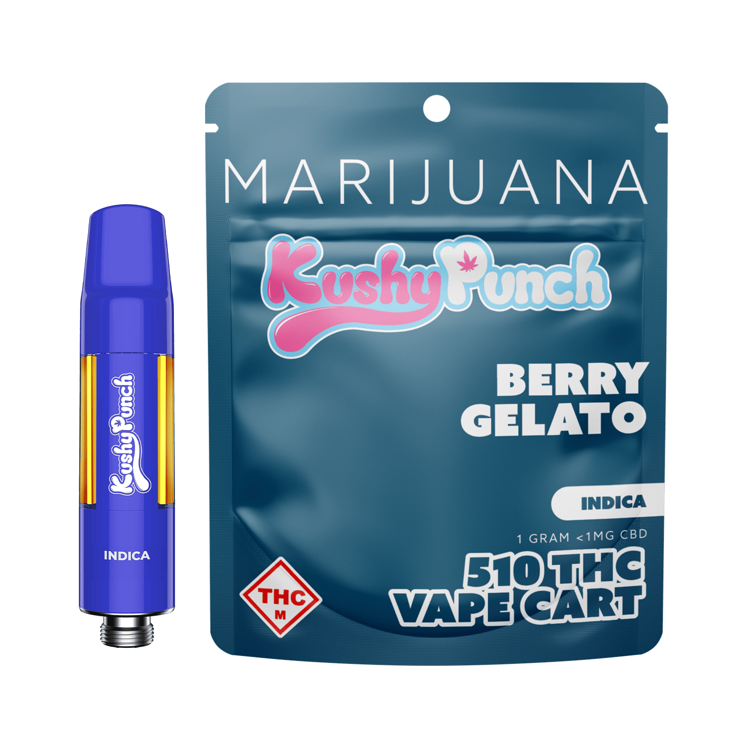 Berry Gelato | Cartridge | 1g by Kushy Punch