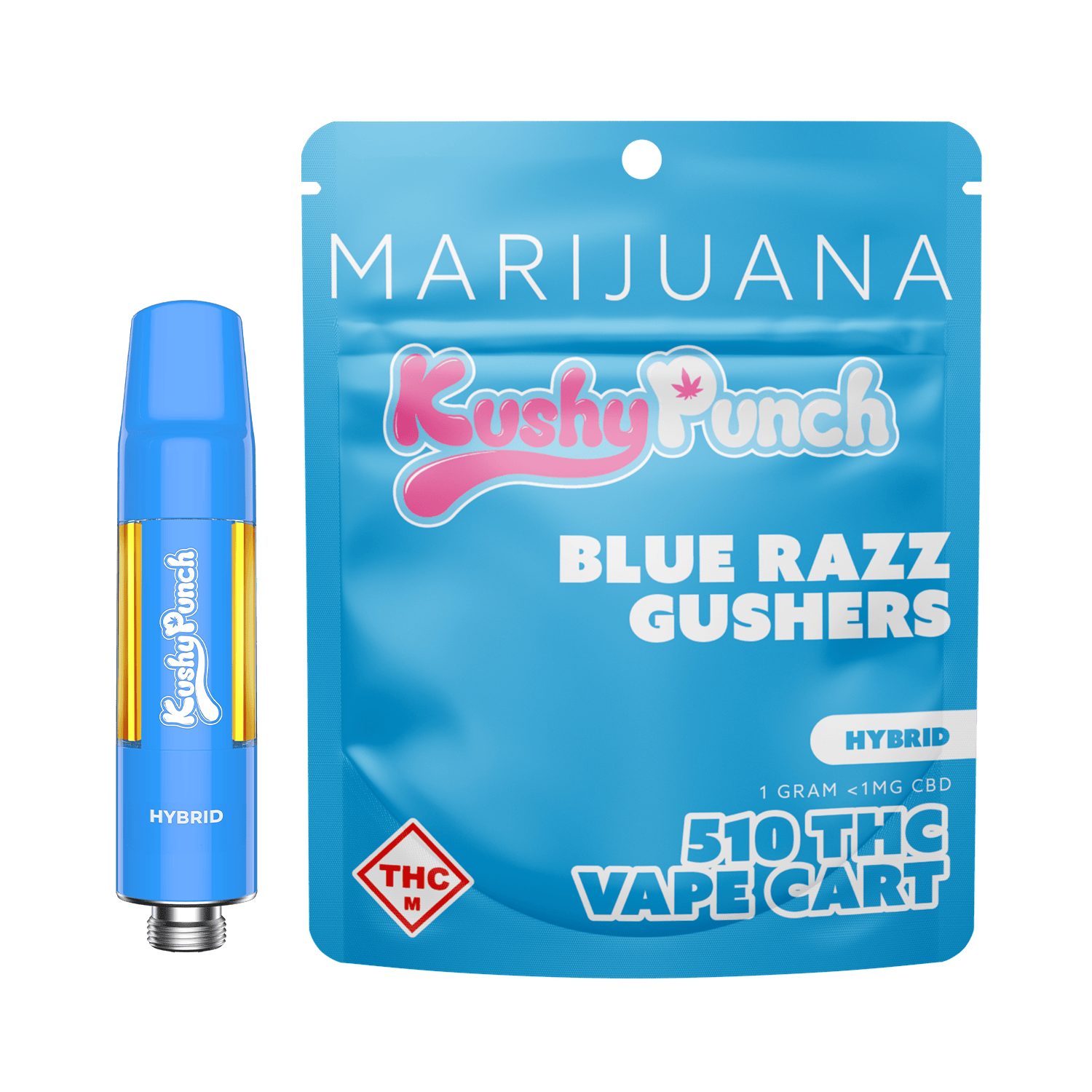 Blue Razz Gushers | Cartridge | 1g by Kushy Punch