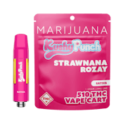 1G Kushy Punch 510 Vape Cart - Strawnana Rozay