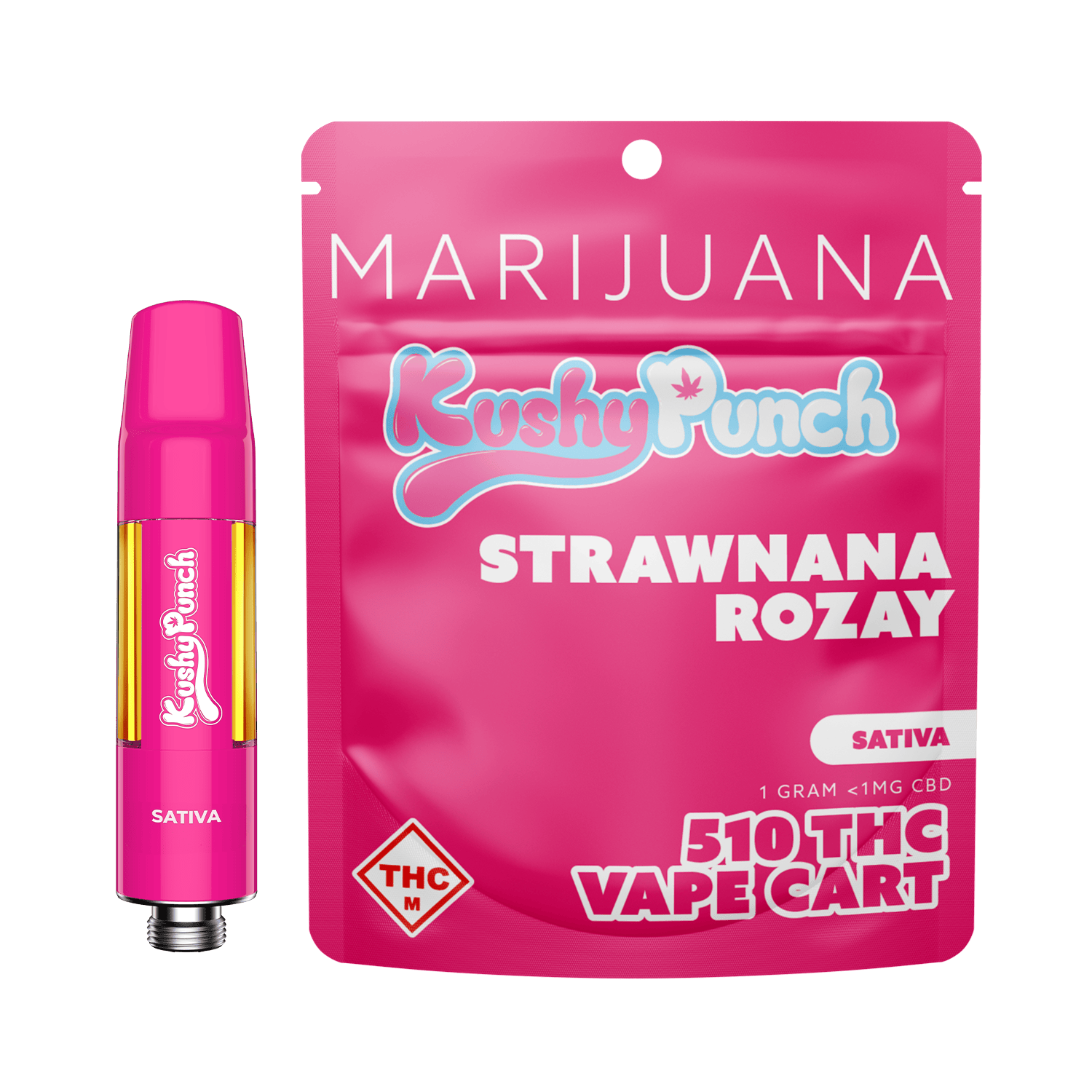 Strawnana Rozay | Cartridge | 1g at Greenlight Dispensary Rock Port