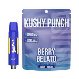 1G Kushy Punch 510 Vape Cart - Berry Gelato