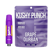 Kushy Punch | Grape Durban | Vape Cartridge | 1g