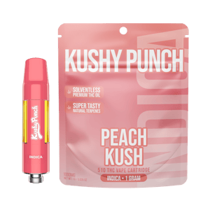 KUSHY PUNCH - Kushy Punch - Peach Kush - 1g Cart