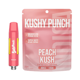1G Kushy Punch 510 Vape Cart - Peach Kush
