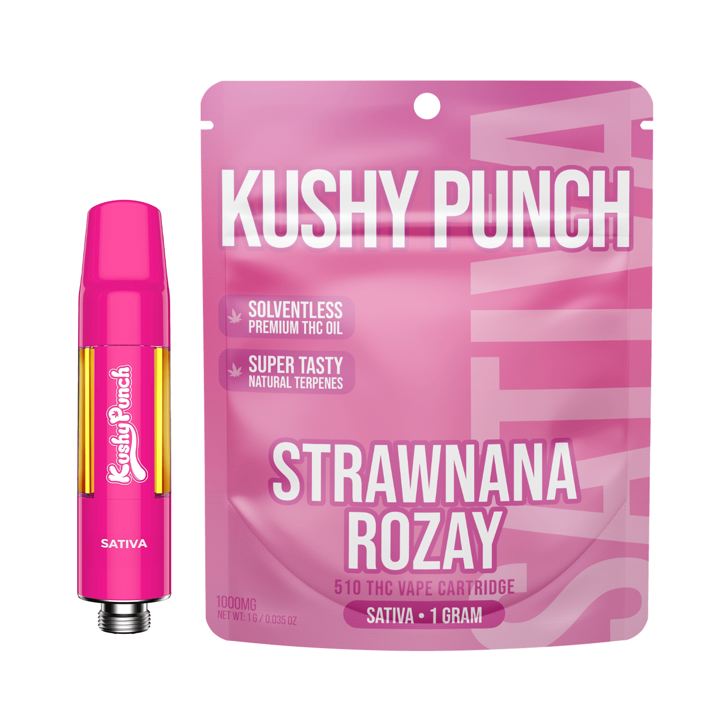 Strawnana Rozay | Cartridge | 1g by Kushy Punch