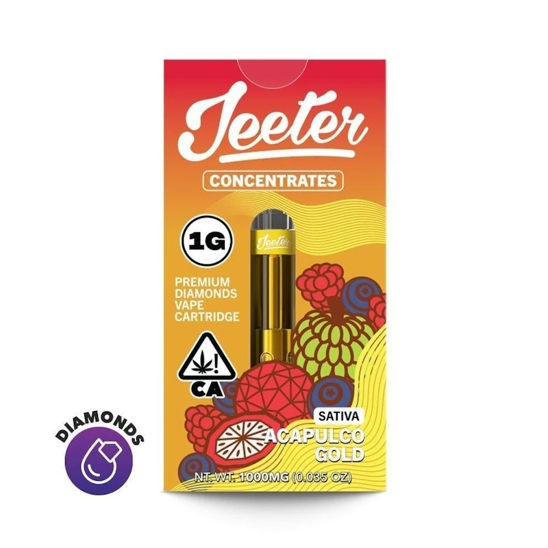 Jeeter Acapulco Gold · Premium Diamonds Cartridge · 1g, Cartridges