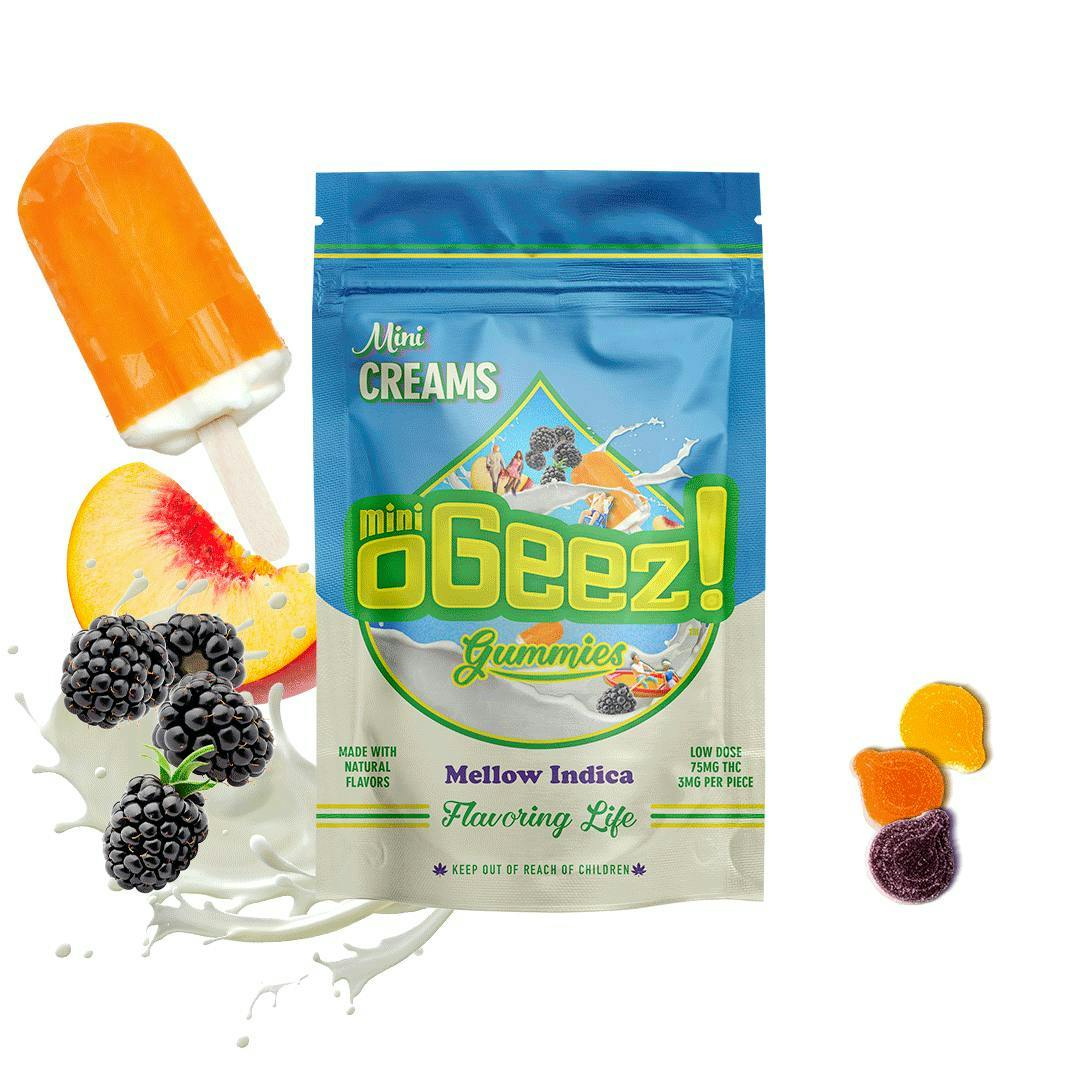 OGeez! | Mini's | Mini's Creams Gummies | 75mg | 25ct | 3mg/ea