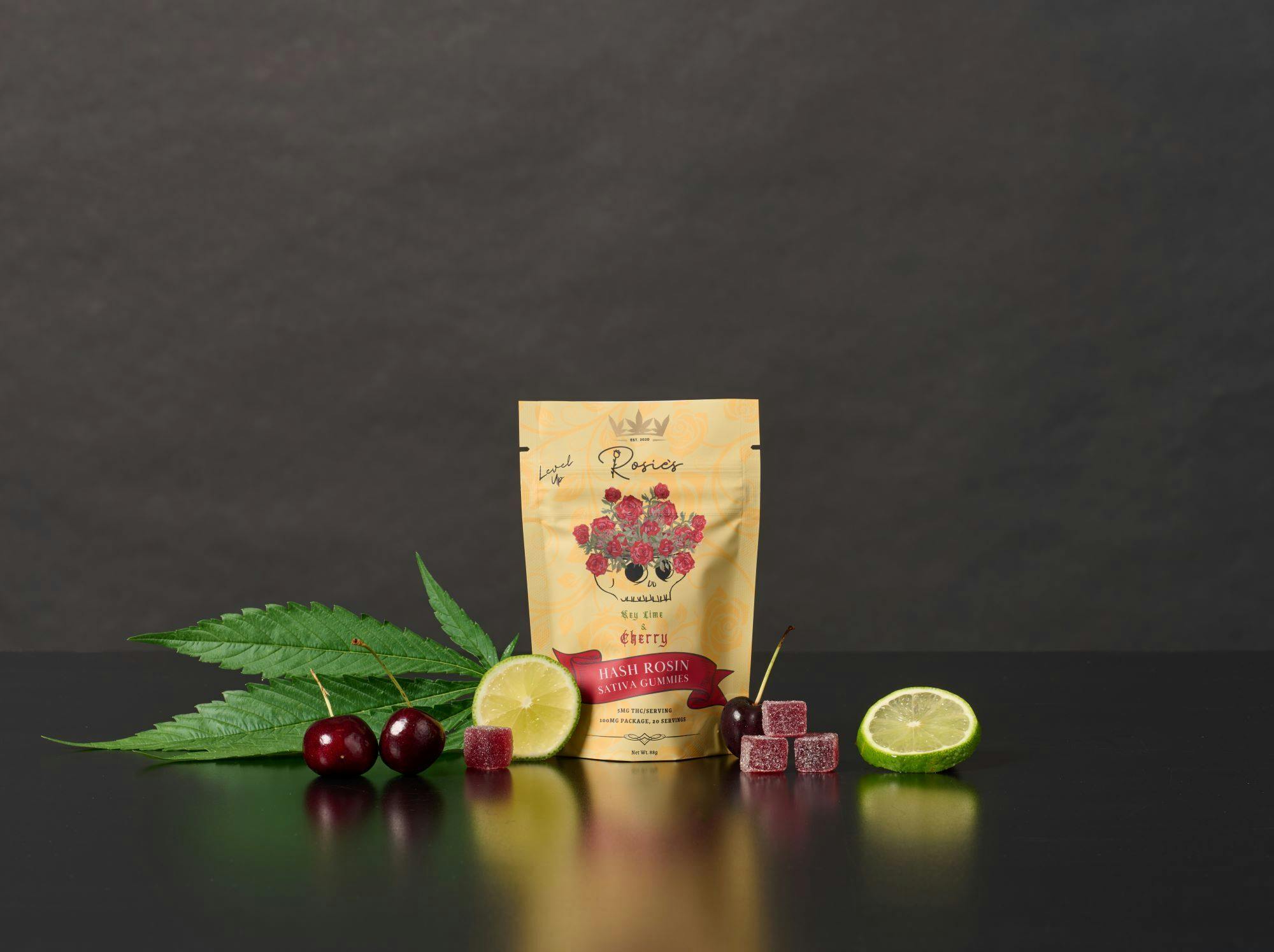 Key Lime Cherry Hash Rosin Gummies