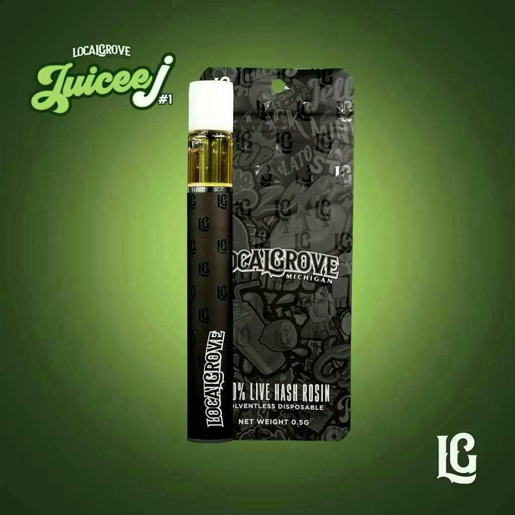 Local Grove Live Hash Rosin Disposable | Juicee J | 0.5G by Local Grove