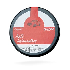 Green Truck - Salve: 1:1:1 THC/CBD/CBG - Anti-Inflammatory Original