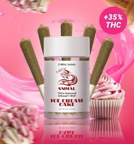 5pk(3G) Ice Cream CaKe / THCa Diamond infused Joint