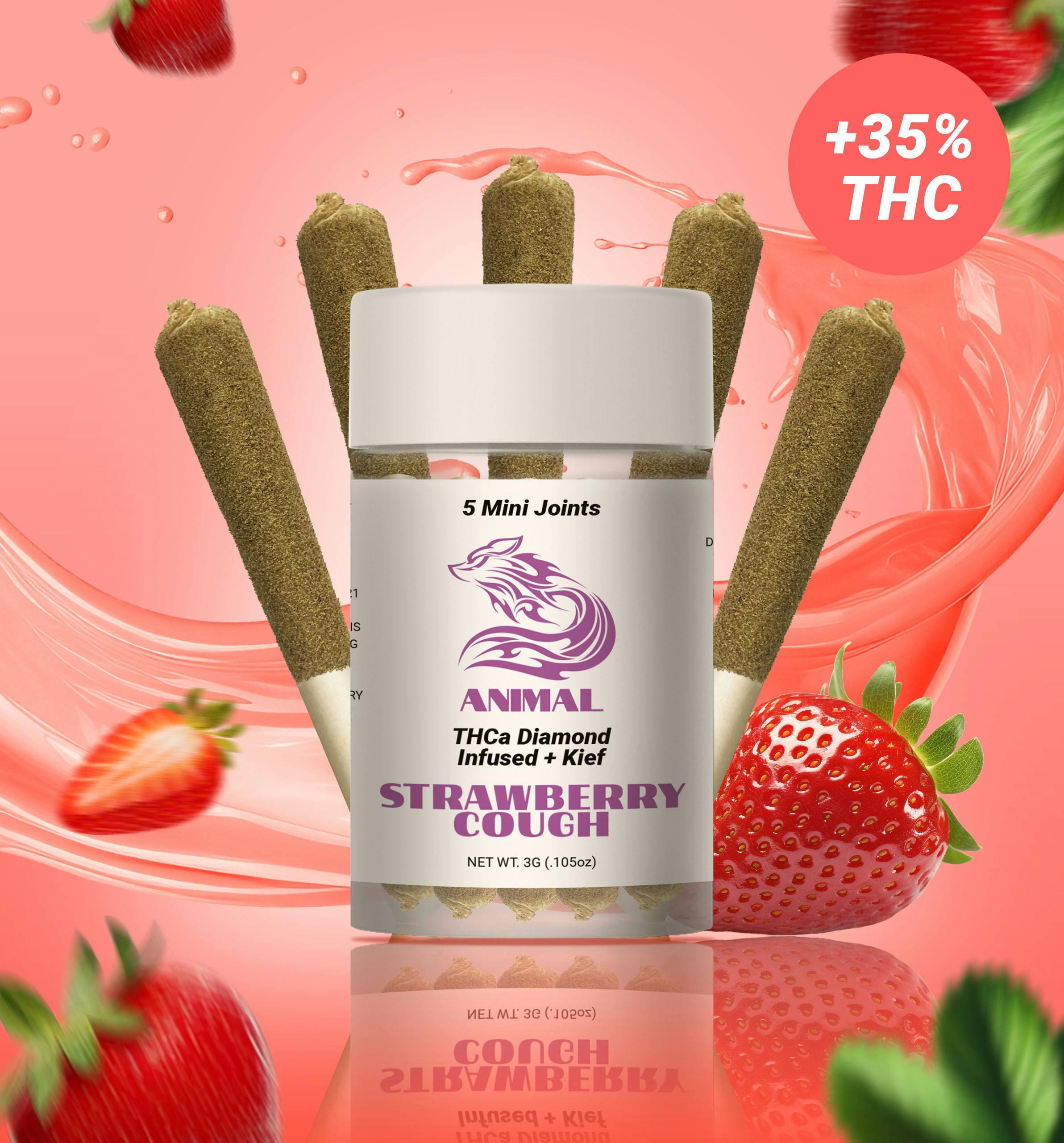 HHC Vape Cart - 900mg - Strawberry Cough - Sativa - 1ml