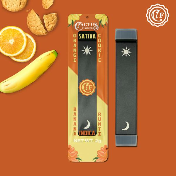 Orange Cookie/Banana Runtz 2G Dual Vape