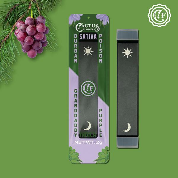 Durban Poison/Grandaddy Purple 2G Dual Vape