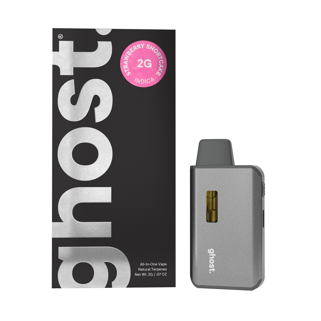2g Strawberry Shortcake All-In-One Vape by ghost.