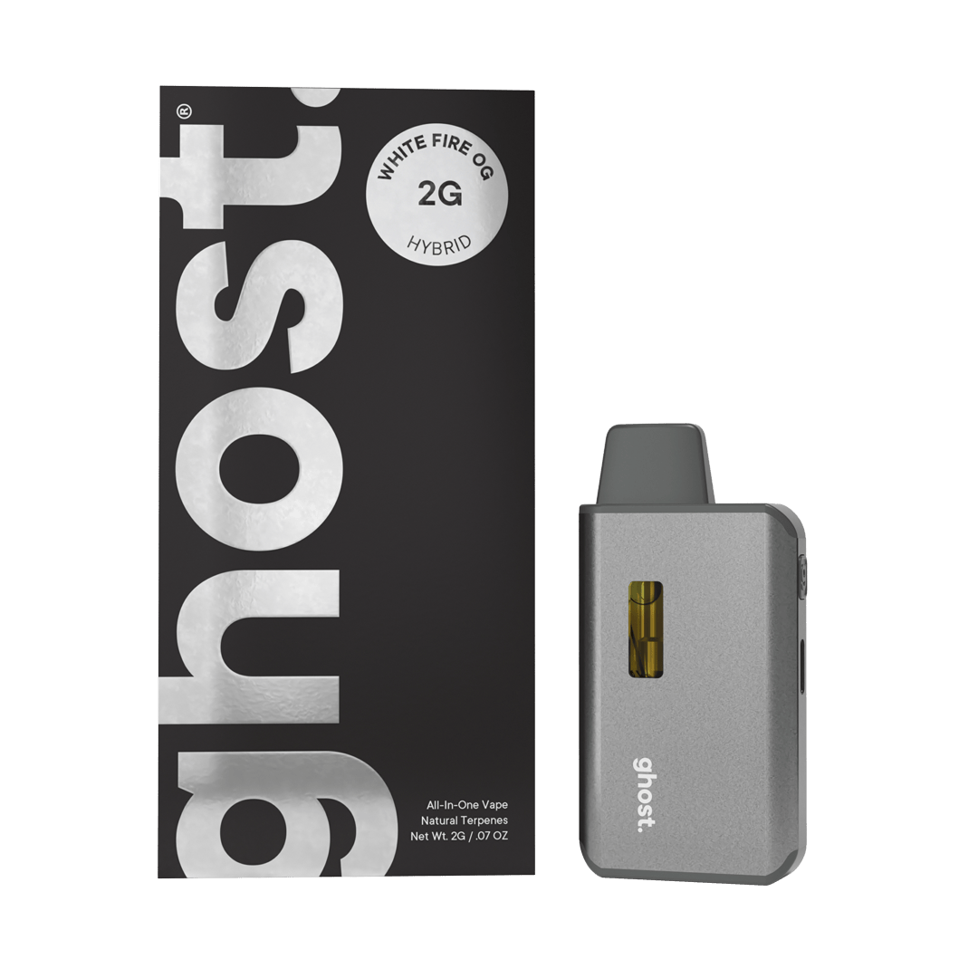 2g White Fire OG All-In-One Vape - ghost.