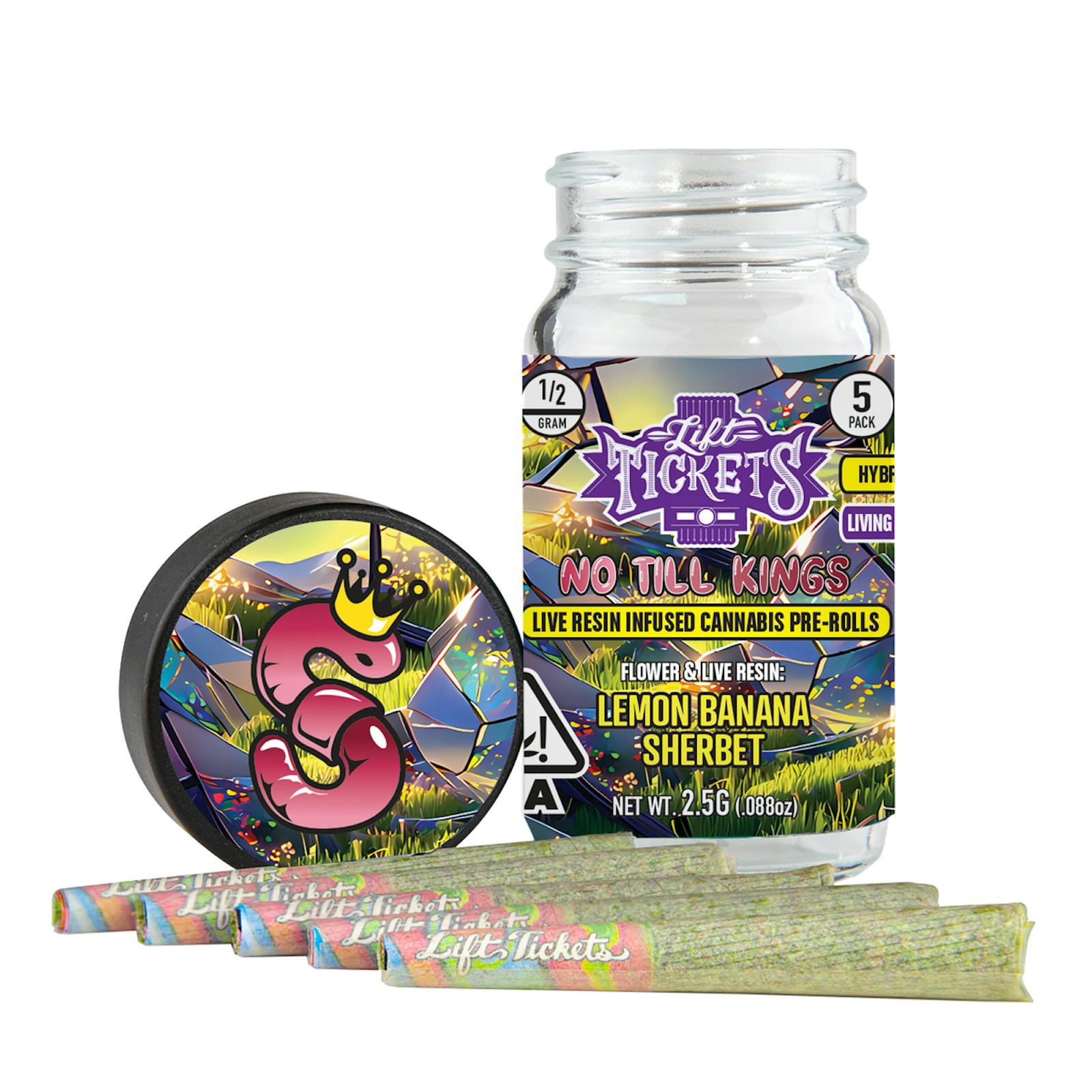 Lemon Banana Sherbet - Infused Pre-Roll 5-Pack