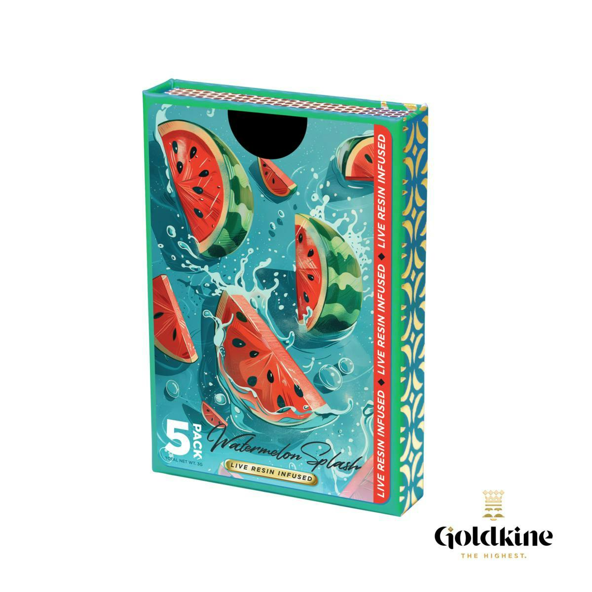 Goldkine 5-Pack Infused | Watermelon Splash