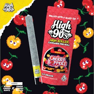 HIGH 90s - High 90s : Cherry Bopperz 1.5g High Roller Pre-Roll