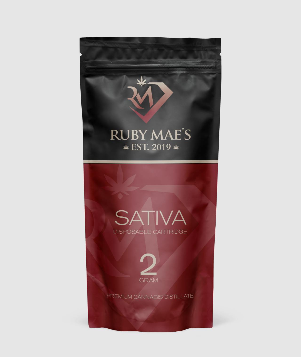 2g Disposable Cartridge | Black Cherry Fizz (Sativa) by Ruby Mae's