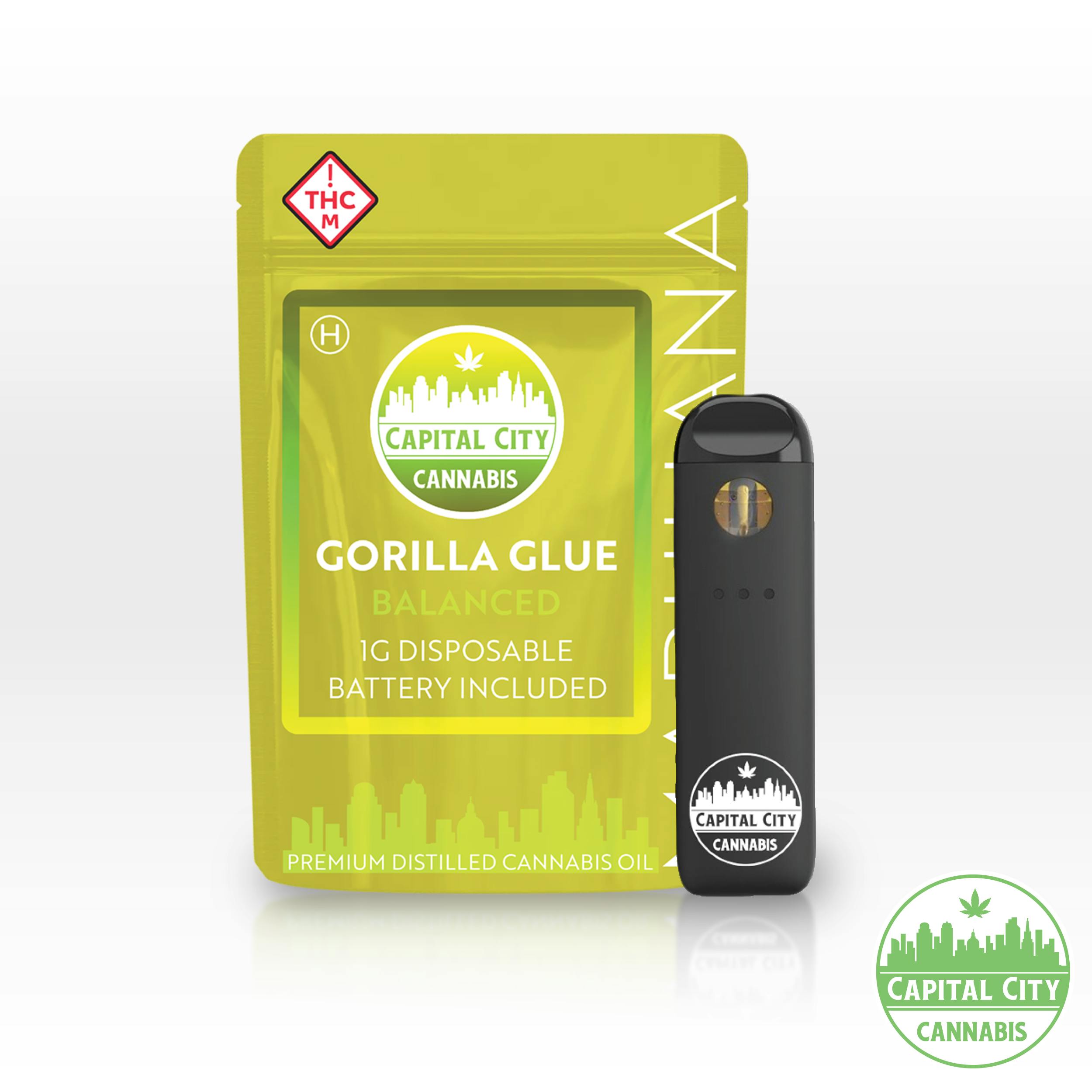 1g Disposable - Gorilla Glue - Capital City