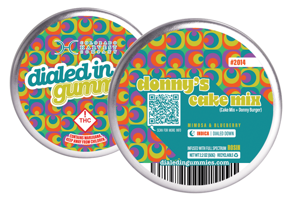 Donny's Cake Mix [Batch #2014] Blueberry & Mimosa Flavors | 100mg