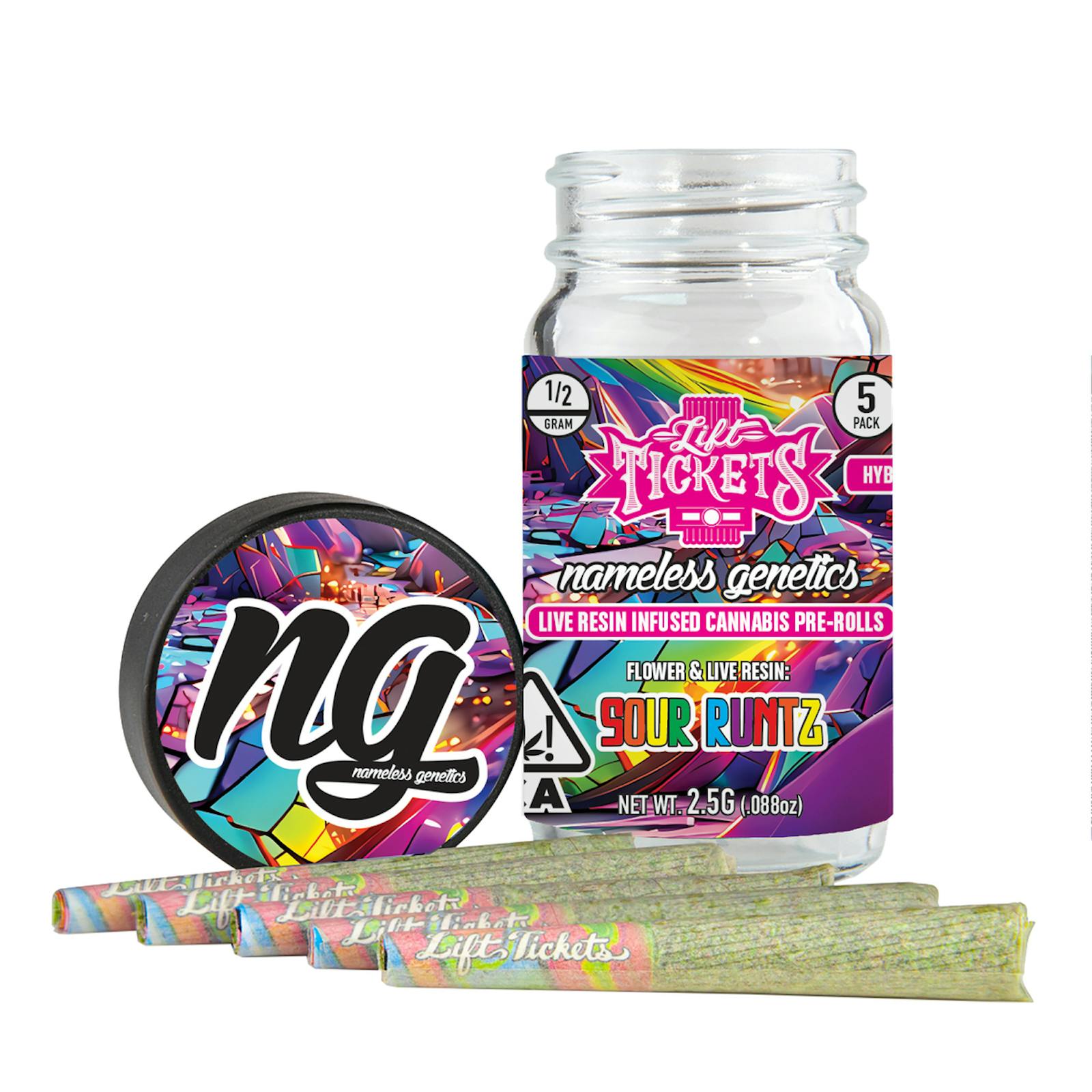 Sour Runtz - Infused Pre-Roll 5-Pack