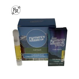 Farmers Reserve |Strawberry Cough| 1 gram cartridge