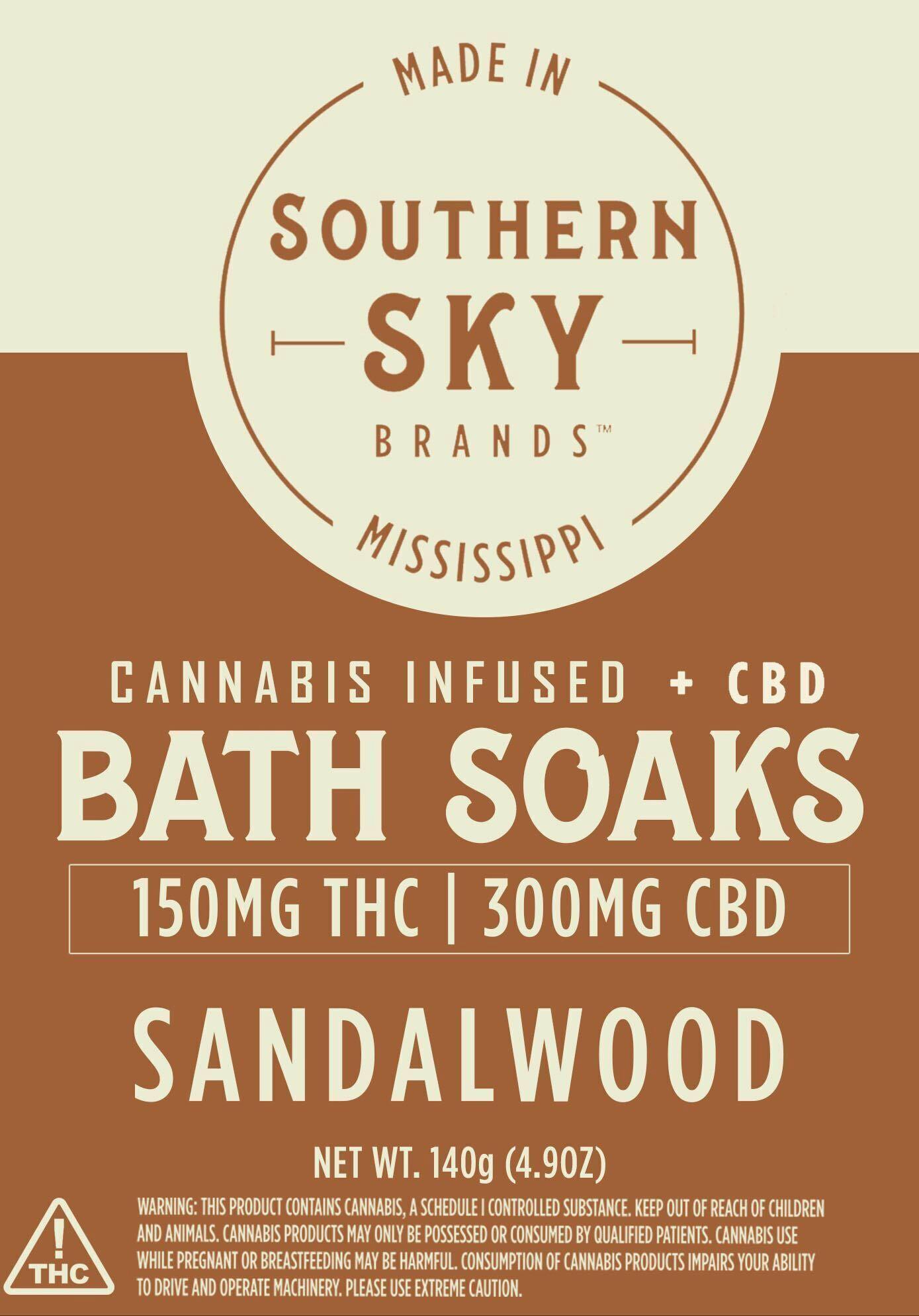 Sandalwood Bath Soak at DABBS Cannabis Dispensary