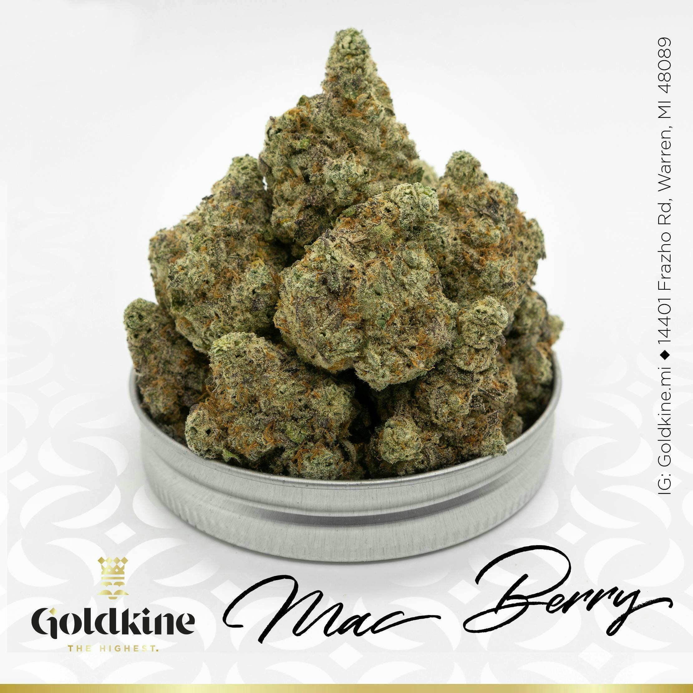 Goldkine Flower "Bigs" | MAC Berry
